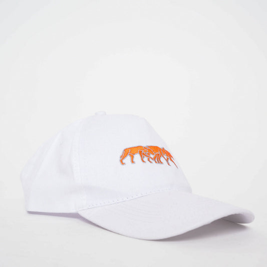 Casquette Lycaons White and orange