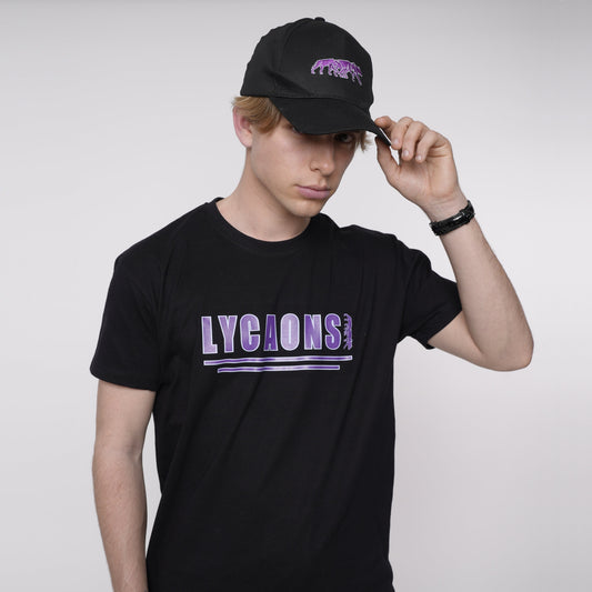 Casquette Lycaons Black and Purple