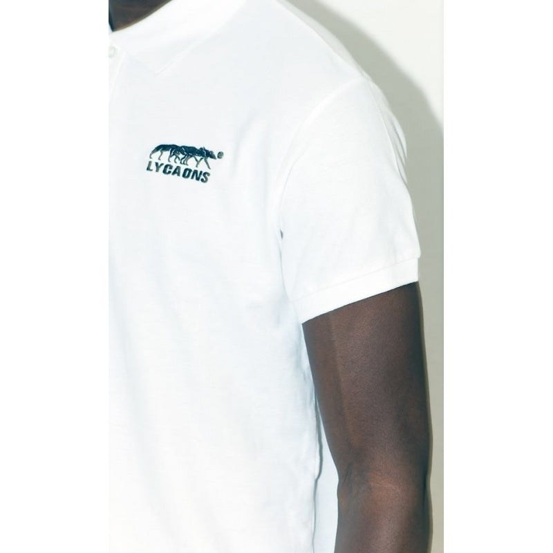 Polo Lycaons Blanc