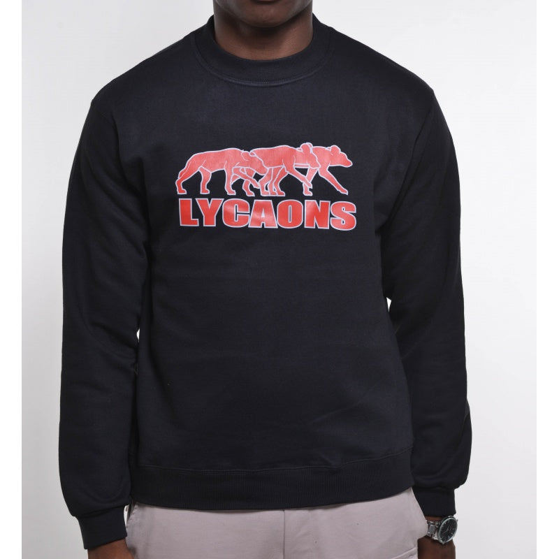 Sweatshirt Lycaons Red and grey