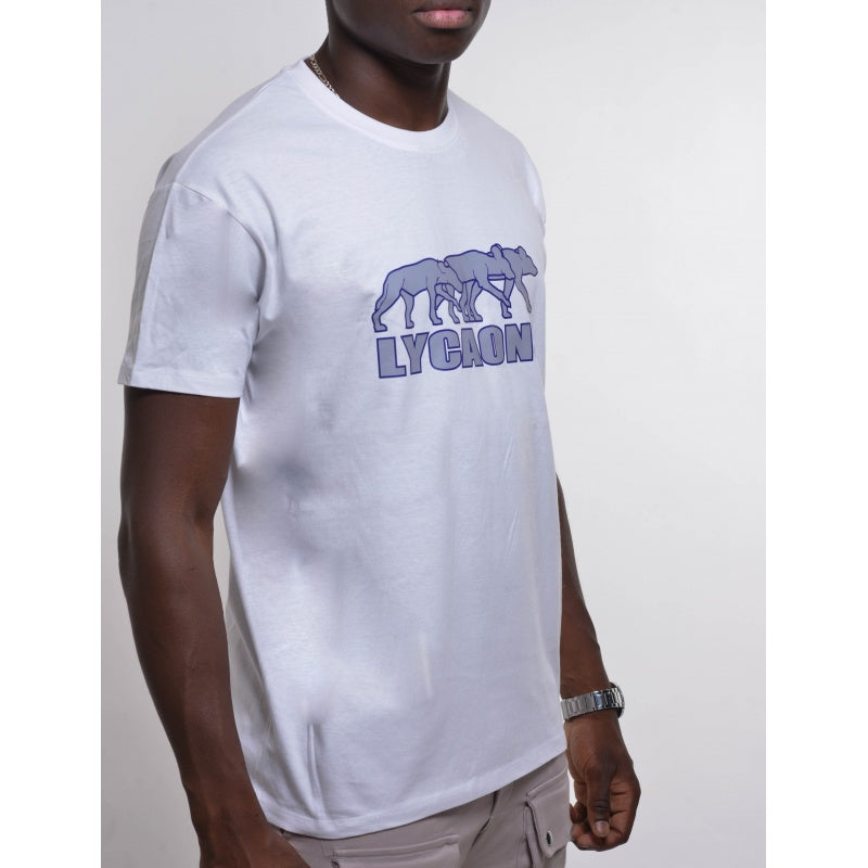 T-shirt Lycaons Blue and grey
