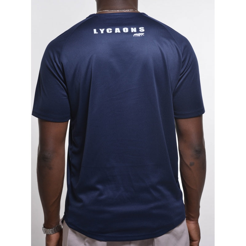 Tshirt Lycaons sport Blue marine and grey