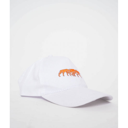Casquette Lycaons White and orange