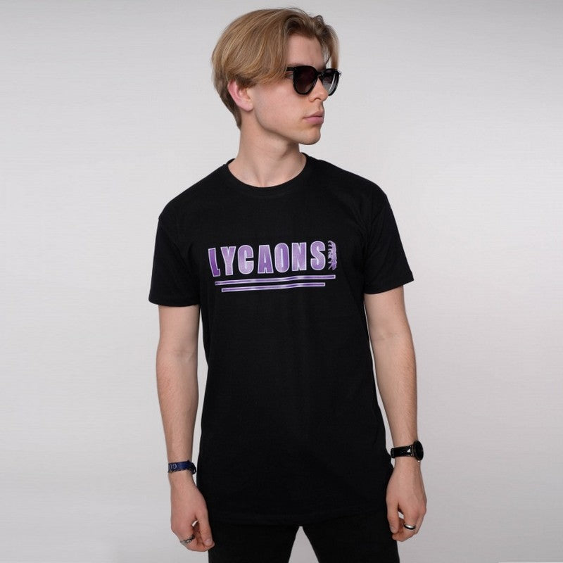 T-shirt Lycaons Black and Purple