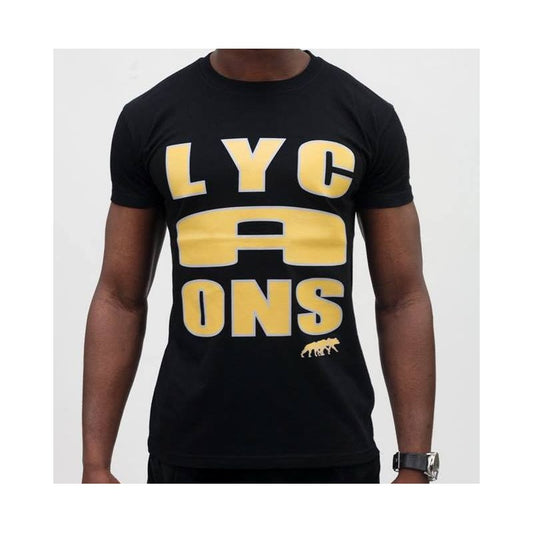 T-shirt Lycaons Black and yellow- Carre