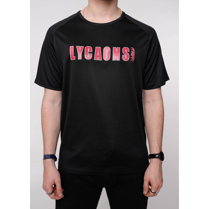 Tshirt Lycaons sport Black and Red