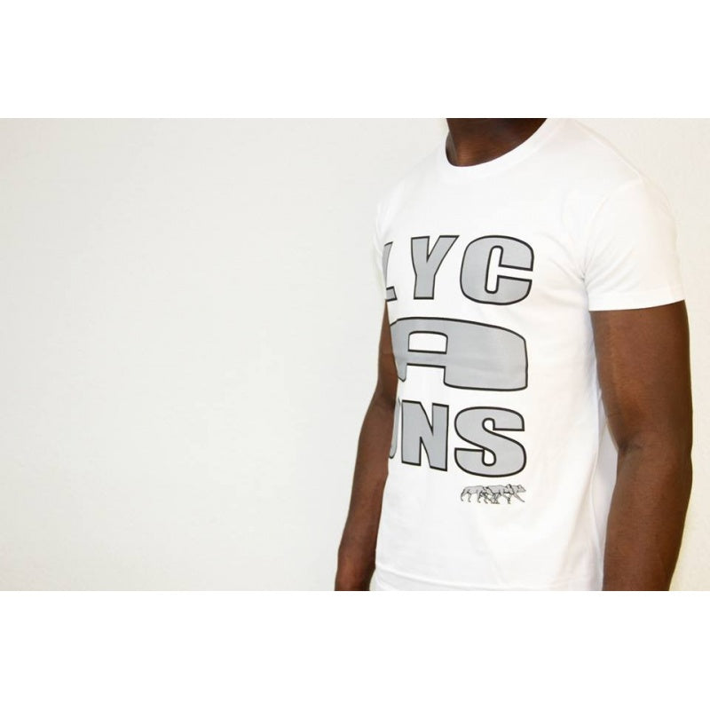 T-shirt Lycaons White and grey- Carre